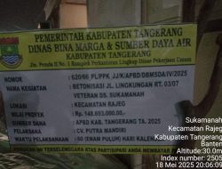 Proyek Betonisasi Veteran Diduga Tidak Sesuai RAB