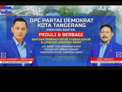 Partai Demokrat Peduli Korban Banjir dan Longsor di Sumatera Barat